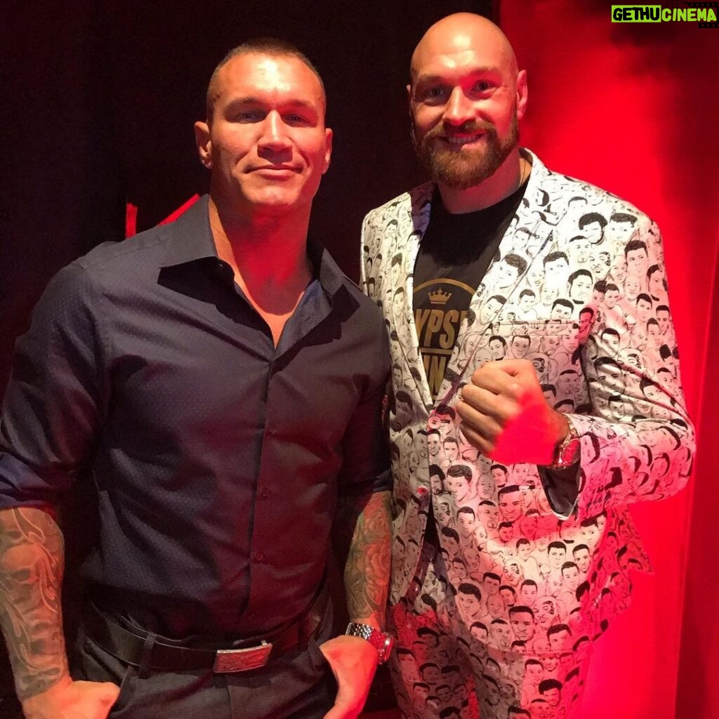 Randy Orton Instagram - Looking forward to seeing @gypsyking101 in action tomorrow and also seeing how many #RKOs are in the #mainevent at #wwecrownjewel #5on5 #teamflair King Fahd International Stadium
