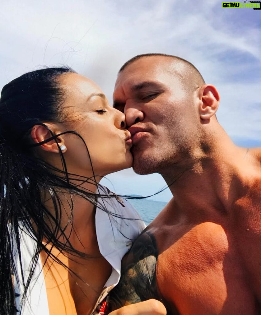 Randy Orton Instagram - Me and @kim.orton01 6 years ago in Bora Bora at @stregisborabora can’t wait to do it again baby. ❤