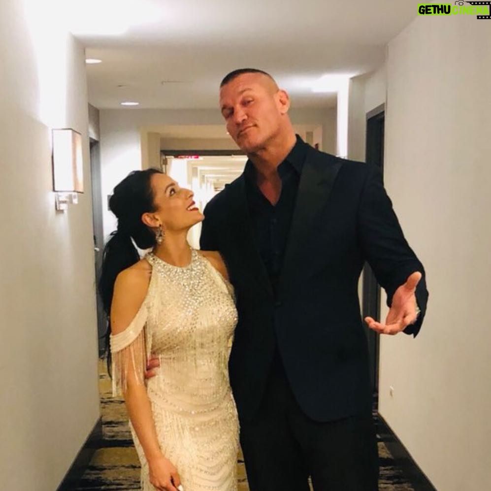 Randy Orton Instagram - I’m a lucky man to have a woman like this, look at me like that. @kim.orton01 I’ll always love you no matter what life throws our way. You are truly all that I need to be happy. I’ll always do my best to return the favor. Thank you for being here on this important day. Thank you for being my biggest supporter and I look forward to seeing only you and our kids in a sea of 80 thousand people tomorrow.