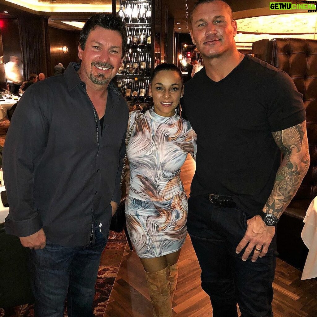 Randy Orton Instagram - Thanks @richardwilk for the food and fun last night with @kim.orton01 at @andiamolv @thedlasvegas #vegas Andiamo Las Vegas