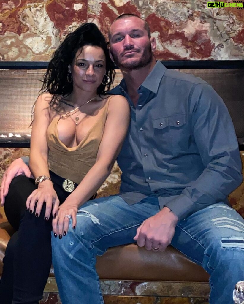 Randy Orton Instagram - Doesn’t matter if we are hiking in the mountains surrounding Lake Tahoe, or having a private dinner with each other for Valentine’s Day, @kim.orton01 knows how to make me smile. I always do my best to return the favor, and nothing better then seeing the payoff when I succeed. There’s something special, or lucky I guess even about finding such a beautiful chick who gets my sense of humor, and knows when to baby me haha but also knows when to motivate me....who loves me and all my little quirks, and habits. Really must say I AM truly happy and it’s all because of you and your love. I used to have a tendency to be self destructive, but you my dear, have the ‘red button’ locked up to where I’ll never be able to find it. Thanks for that. Happy Valentine’s baby ❤