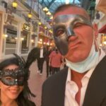 Randy Orton Instagram - From the other night on our way to @michaelkessler24 grad party. #masquerademask #masqueradeball Ameristar Casino Resort Spa St. Charles