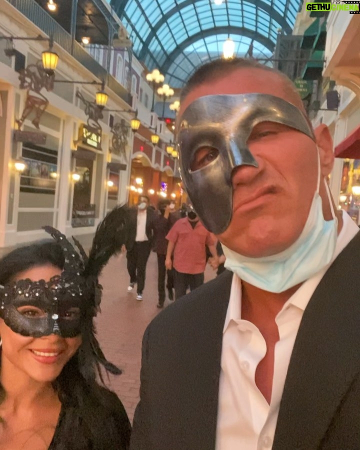 Randy Orton Instagram - From the other night on our way to @michaelkessler24 grad party. #masquerademask #masqueradeball Ameristar Casino Resort Spa St. Charles