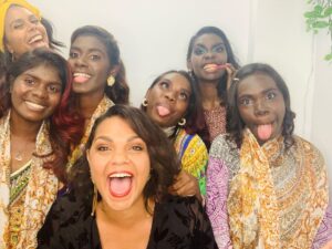 Rarriwuy Hick Instagram - Djanami mala 
That’s a wrap with these amazing Yolngu girls. 
As you can see we had a ball. 
What an opportunity we had to bring out the inner beauty of theses Yolngu goddesses!! This is just the beginning.
Thank you to @women_of__ & @leopardloungehairbeautybar 
Our amazing sponsors @shaunbonett ,  @natalieannehair & @_edwardsandco 
Hair: @dantastic_hair 
Make up : @lianneclaire_makeup_hair
Clothing: @swankstore_resortwear
