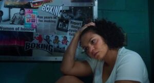 Rarriwuy Hick Instagram - What’s going to happen to Kangaruby? #tealtuesday @wentworthonfoxtel @showcaseaustralia @foxtelpublicity