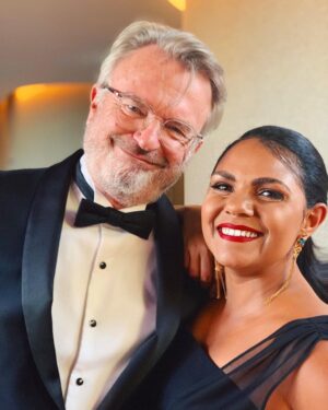 Rarriwuy Hick Instagram - There were three things I wanted last night.
• Twerk on the red carpet.
• Win a silver Logie.
• Get a photo with Sam Neill.

My life is now complete