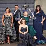 Rarriwuy Hick Instagram - Let’s frock and roll... (that seemed funnier in my head).. * Maybe I can get away with my puns today because it’s #tealtuesday It’s all about to go down. * Last glam shot before you see the teal and suits #Wentworth #WentworthS7 #TealTuesday #FOXSHOWCASE #Foxtel