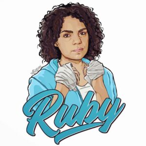 Rarriwuy Hick Instagram - Loving this fan art @victoryvague #rubymitchell #wentworthprison @wentworthonfoxtel @showcaseaustralia