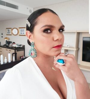 Rarriwuy Hick Instagram - 💋 Thank you to the team who worked on this canvas. 
Makeup : @maryannehong 
Hair : @yasminorr 
@foxtel @foxtelpublicity @wentworthonfoxtel @aacta