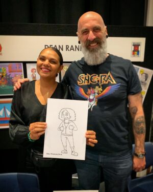 Rarriwuy Hick Instagram - I love my Ruby Mitchell Simpson sketch!! Awesome work @deanrankine 
@indigicon_aus