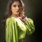 Raveena Tandon Instagram - All about last week ..♥️ Green Outfit - @mirpurimaheka Earrings - @flowerchildbyshaheen Rings - @jewellerybymitalijain Styled by @poojagulabani Make up by @sshurakhan Hair by @ashisbogi 📸- @deepak_das_photography