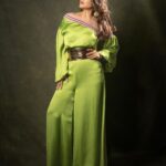 Raveena Tandon Instagram - All about last week ..♥️ Green Outfit - @mirpurimaheka Earrings - @flowerchildbyshaheen Rings - @jewellerybymitalijain Styled by @poojagulabani Make up by @sshurakhan Hair by @ashisbogi 📸- @deepak_das_photography