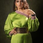 Raveena Tandon Instagram - All about last week ..♥️ Green Outfit - @mirpurimaheka Earrings - @flowerchildbyshaheen Rings - @jewellerybymitalijain Styled by @poojagulabani Make up by @sshurakhan Hair by @ashisbogi 📸- @deepak_das_photography