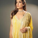 Raveena Tandon Instagram – The light of the night 🪔 , dressing up for the Diwali Glitter, the glow of the lamp, the shine of the sunlight.. 🪔🕉️⭐️🌟💫✨

Outfit – @manishmalhotraworld
@manishmalhotra05
Glam by @sshurakhan 
Shot by @deepak_das_photography 
Managed by @reemapandit