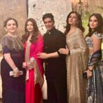 Raveena Tandon Instagram - Diwali Nights 🪔 . Thank you for the amazing get togethers my dearest @manishmalhotra05 and @theshilpashetty ! Lots of love and happiness to everyone .. May we and our children see a beautiful,peaceful new world … ♥️🙏🏻 #happynewyear