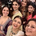 Raveena Tandon Instagram - Diwali Nights 🪔 . Thank you for the amazing get togethers my dearest @manishmalhotra05 and @theshilpashetty ! Lots of love and happiness to everyone .. May we and our children see a beautiful,peaceful new world … ♥️🙏🏻 #happynewyear
