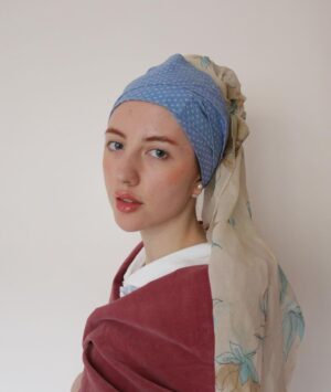 Rebecca Flint Instagram - RECREATING A MASTERPIECE 💫 using @photoshop

Trying my hand at time travelling 🔎 I felt inspired to join this mysterious muse behind the frame over 358 years after she was first brought to life… 

JOHANNES VERMEER: GIRL WITH A PEARL EARRING

also known as… 

A Tronie painted in the Turkish Fashion

Portrait in an Antique Costume, uncommonly artistic

Girl with a Turban

Girl with a Pearl

The Pearl ✨

Are you a fan of this painting? 🔎
Follow to see how I did it ✌️😊

#historyofart #classicalpainting #classicalart #arthistorian #arthistory #arthistorymemes #girlwithapearlearring #johannesvermeer #vermeer #girlwithpearlearring #pearls #mauritshuis #paintingtransformation #beforeandafter #photoshoppro #artdetails #artofdetails #classicalartdetails #artcloseup #closeuppainting #fineartdetail #17thcentury #1600s #1600sart #17thcenturyart