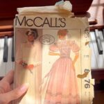 Rebecca Flint Instagram – sewing a vintage Laura Ashley dress 🪡 MCCALLS 8876 💫 ⁣
⁣
⁣
#historicalsewing #vintagesewing #vintagelauraashley #lauraashleydress #prairiedress #70sfashion #60sstyle London, United Kingdom