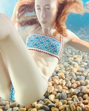 Rebecca Flint Instagram - contemplating mermaidhood at paradise beach 🧜‍♀️ ⁣
⁣
01: A Mermaid, John William Waterhouse, 1901 🎨⁣
⁣
02: Mermaids Frolicking in the Sea, Charles-Édouard Boutibonne, 1883 🌊⁣
⁣
I explored the Greek Island coasts last week with my friends for a dreamy summer holiday 😊 I’m often nervous of boats but luckily I had a great time and no troubles. I’ve been working hard lately so it was a delight to relax in the salty sun!