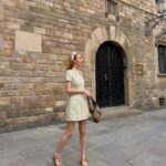 Rebecca Flint Instagram - this yellow drop waist vintage dress is an all time favourite - a lucky find vintage shopping from Tokyo this summer ☀️ if the weather is gorgeous I would wear it every day!