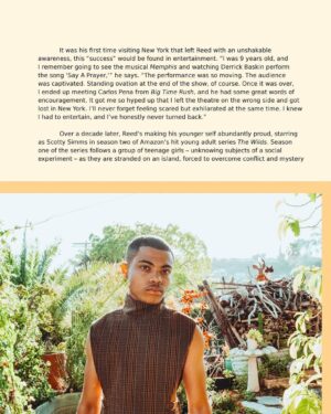 Reed Shannon Instagram - “Reed Shannon has shifted into drive, or as he more astutely calls it, “high speed pursuit towards greatness.” 🙏🏽💫 @rivalmagla 
•
🌟ISSUE 13 OUT NOW🌟
•
Writer: @oliviavitarelli 
Photographer: @heather.rival
Wardrobe: @otheezystyledit 
Groomer: @hairbytaka_