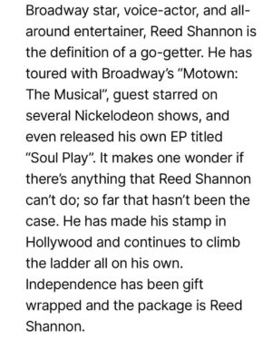 Reed Shannon Instagram - thank you @thecontrastmag for the dope write up🤞🏽🚀