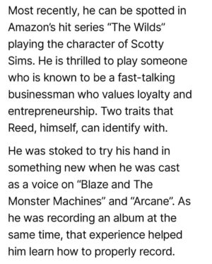 Reed Shannon Instagram - thank you @thecontrastmag for the dope write up🤞🏽🚀