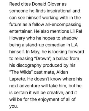 Reed Shannon Instagram - thank you @thecontrastmag for the dope write up🤞🏽🚀