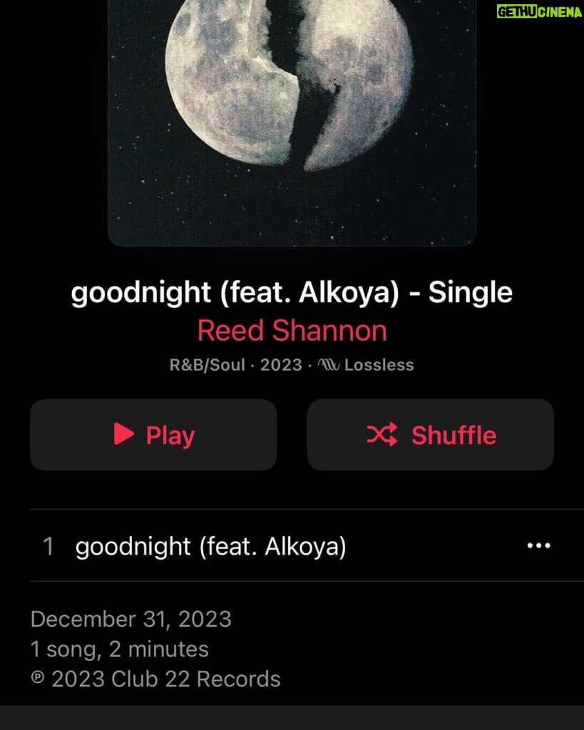 Reed Shannon Instagram - goodnight 2023❤️🪽 check out my new song with @alkoya more music in 24!