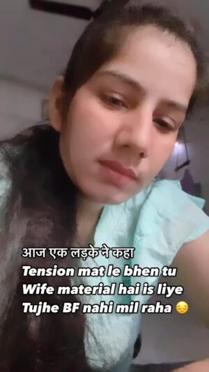 Reeta Mewada Instagram - Wife material 😜❤️#boyfriend #wife #trendingreels #trending follow @reetamewada18 😜🙏🏻#comedy #fun 😂😜