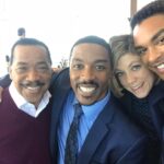 Regé-Jean Page Instagram - Man, what a place to be. What company. Grateful ‘n exhausted. #ForThePeopleABC 📸 @susannah.flood #TGIT #Shondaland