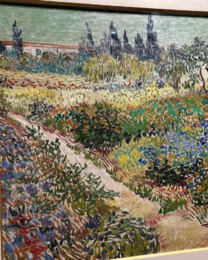 Regina Spektor Instagram - What an unbelievable gift to spend the morning @metmuseum taking in the last day of their incredible Van Gogh’s Cypresses exhibit ❤️🙌 Thank you for having me!

Being in the same room as those precious works- many collected from different museums and private collections- was like being a guest at an incredible family reunion. You could almost feel how happy they were to be together. 

Glancing from one to another in the same space felt so special. Seeing letters to his family up close, the brush strokes, and reading about the history of each work- it all filled me up! 

If I didn’t have to get to the festival tomorrow, I would have stayed forever (or at least till closing time…) 

If you’re visiting NYC or you live here- get yourself to #themet 

The permanent collection is part of my soul, I’ve been coming here since I was small… They always have new incredible exhibits arriving so become friends with this treasure of our city, and you’ll always feel inspired! Today I’m floating having gotten the chance! Extra thanks to Kristen for taking the time to share her knowledge and time with me! 💕👏🙌🌟🖼️ 

Now to finish packing and to get myself to the Vineyard for @beachroadweekend (*this sunday, my last set of the summer 🎶🐚)

PS. I tried my best to capture some moments to share here. There was so much I can’t do it justice. For example- a really interesting thing is that sketch in slide 3 is actually the final version. He painted the painting first, but then wanted to do the sketch because he wasn’t finished with the idea…