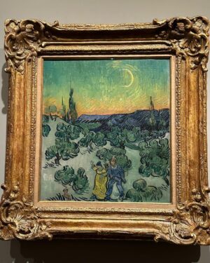 Regina Spektor Instagram - What an unbelievable gift to spend the morning @metmuseum taking in the last day of their incredible Van Gogh’s Cypresses exhibit ❤️🙌 Thank you for having me!

Being in the same room as those precious works- many collected from different museums and private collections- was like being a guest at an incredible family reunion. You could almost feel how happy they were to be together. 

Glancing from one to another in the same space felt so special. Seeing letters to his family up close, the brush strokes, and reading about the history of each work- it all filled me up! 

If I didn’t have to get to the festival tomorrow, I would have stayed forever (or at least till closing time…) 

If you’re visiting NYC or you live here- get yourself to #themet 

The permanent collection is part of my soul, I’ve been coming here since I was small… They always have new incredible exhibits arriving so become friends with this treasure of our city, and you’ll always feel inspired! Today I’m floating having gotten the chance! Extra thanks to Kristen for taking the time to share her knowledge and time with me! 💕👏🙌🌟🖼️ 

Now to finish packing and to get myself to the Vineyard for @beachroadweekend (*this sunday, my last set of the summer 🎶🐚)

PS. I tried my best to capture some moments to share here. There was so much I can’t do it justice. For example- a really interesting thing is that sketch in slide 3 is actually the final version. He painted the painting first, but then wanted to do the sketch because he wasn’t finished with the idea…