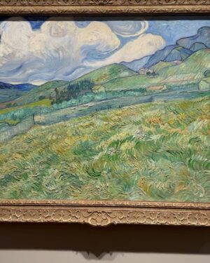Regina Spektor Instagram - What an unbelievable gift to spend the morning @metmuseum taking in the last day of their incredible Van Gogh’s Cypresses exhibit ❤️🙌 Thank you for having me!

Being in the same room as those precious works- many collected from different museums and private collections- was like being a guest at an incredible family reunion. You could almost feel how happy they were to be together. 

Glancing from one to another in the same space felt so special. Seeing letters to his family up close, the brush strokes, and reading about the history of each work- it all filled me up! 

If I didn’t have to get to the festival tomorrow, I would have stayed forever (or at least till closing time…) 

If you’re visiting NYC or you live here- get yourself to #themet 

The permanent collection is part of my soul, I’ve been coming here since I was small… They always have new incredible exhibits arriving so become friends with this treasure of our city, and you’ll always feel inspired! Today I’m floating having gotten the chance! Extra thanks to Kristen for taking the time to share her knowledge and time with me! 💕👏🙌🌟🖼️ 

Now to finish packing and to get myself to the Vineyard for @beachroadweekend (*this sunday, my last set of the summer 🎶🐚)

PS. I tried my best to capture some moments to share here. There was so much I can’t do it justice. For example- a really interesting thing is that sketch in slide 3 is actually the final version. He painted the painting first, but then wanted to do the sketch because he wasn’t finished with the idea…