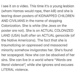 Regina Spektor Instagram - Filled with thoughts, filled with feelings, crying daily, pushing myself to see what’s out there, praying for the hostages to be returned, praying for civilians to stay alive, staying strong yet not bitter, loving more and more and more. That’s where I’m at 🤍🩵💙💪🇮🇱. Am Yisrael Chai 🙌