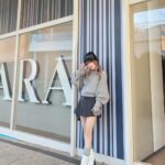 Reina Tanaka Instagram – .
天気が良くて 外で撮る時、寒さも耐えれたし
いい写真撮れた😚💙
・‥…━━━☞・‥…━━━☞
#れーなこーで
#ZARA #スカート
#ESPERANZA #ブーツ 
#SPIRALGIRL #トップス
