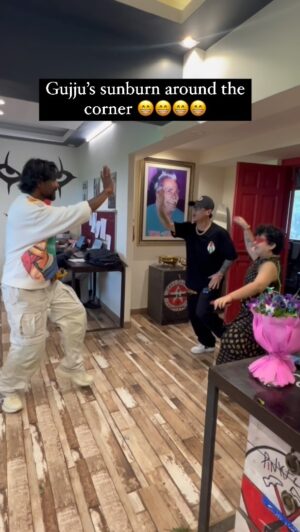 Remo D'Souza Instagram - 🤣🤣🤣 @sushantkhatri148 @prachityagi #navratri