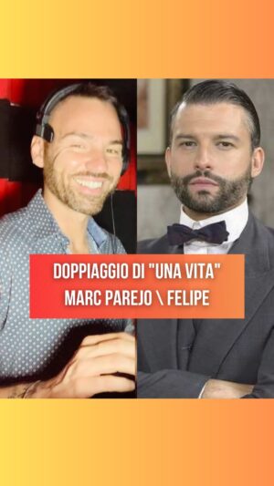 Renato Novara Instagram - Sta meglio la mia voce sulla faccia  di @marcparejomasoficial o la sua faccia sulla mia voce? 😂

Al doppiaggio di ‘Una Vita’ (Acacias 38) una delle soap a cui sono più affezionato ✨

#Acacias38 #UnaVita #MarcParejo