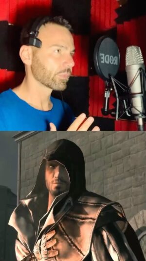 Renato Novara Instagram - “E la facoltà di scegliere ciò che riteniamo giusto, a renderci uomini” ⚔️ Ezio Auditore

È stato bello doppiare per la PRIMA volta in video questa scena 😅 come molti di voi sapranno, i videogiochi (tra cui questo) si doppiano sull’onda sonora! 

#renatonovara #assassinscreed #ezioauditore #videogiochi #doppiaggio