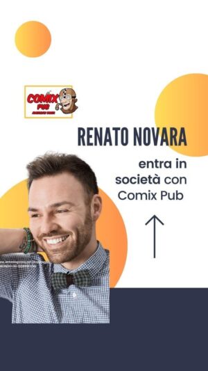 Renato Novara Instagram - @renatonovara socio del nuovo Comix Pub 🤩🤩

Ebbene sì amici del Comix, avete già avuto l'occasione di conoscere il grande Renato più volte quando è stato nostro ospite a Fiorano, ma d'ora in avanti lo vedrete più spesso dalle nostre parti! 🦸‍♀️

Col tempo tra noi e Renato si è creata una sincera amicizia, che con l'avvento del nuovo progetto si è trasformata in una vera e propria partnership 🔥

Renato ha creduto nel progetto e nella nostra missione ed ha deciso di portare la sua esperienza di attore e doppiatore a servizio di Comix 💪

Ne vedrete delle belle! 😏💣
SIETE PRONTI? 

Vi aspettiamo a Modena!! 🦸‍♀️