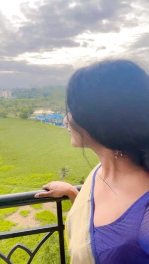Renu Soundar Instagram - 💚 Be your own reason for your happiness….

#renusoundar #naturelove #ethnicwear