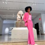 Rhinnan Payne Instagram – •Pink•Suits•Me• Penn Museum