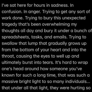Rick Malambri Instagram - Stephen “tWitch” Boss, RIP my friend. Forever and always #BFABB 💔 The heart hurts big today. - We have to do better!! This stigma needs to fall. If you are hurting, someone is willing to listen. That burden, whatever it may be for you, does not need to be carried alone. It’s too heavy of a weight for even the strongest of lights. If you need help, it’s OK! Please seek it. 🖤🙏🏼