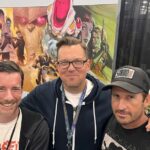 Rick Remender Instagram - Thank you day one of NYCC! Holy shit the @giantgenerator booth was nonstop! Thursday is the new Saturday! Sold out of half our stock and I thought we way over stocked. So many insanely kind fans. You filled my old heart w rainbows and pancake batter. Was great seeing and signing w @maxfiumara @dave.mccaig @wescraigcomics @leeloughridge and seeing so many old pals including the ever handsome @paulazaceta and the amazing @gregtocchini_art will be camping w us tomorrow and signing LOW hardcovers while they last. @newyorkcomiccon @imagecomics @giantgenerator