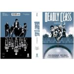 Rick Remender Instagram - They said 57 issues of high level great comic book goodness couldn't possibly fit in one book. We shut them up real good with the new DEADLY CLASS Compendium edition! The talented and amazing @erikaschnatz just finishing cramming it all in there and some variant covers to boot. Why? I don't know. It was a childhood dream to make comics and by the time I started to question it I was old as shit. But guess what? You're not too far behind me. If you've never read it before this is your chance to read the entire series for 60 measly bucks. It's a lot of Gen X musings from a human mosquito frozen in the amber of the 80s eternally and drawn by a sweet man with a lot of sweet talent.