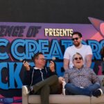 Rick Remender Instagram - Thank you @revengeof_comicsandpinball @pattonoswalt @blumjordan for a fun day signing comics and running my mouth. Pic by @declan_duggan_photography