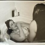 Ricki Lake Instagram – Happy #internationalhomebirthday! 
Found these gems from almost exactly 22 years ago. My home water birth in my 🛀 bathtub changed every cell of my being. Full stop. It healed me in deep and profound ways, from childhood sexual abuse, to body image issues, and so much more.  I found my power, my passion and true calling that day in the my west village apartment.
Today (and everyday)  I want to honor all the home #birthworkers everywhere. 
It has been my greatest honor to shine a light on #homebirth and midwifery care with #thebusinessofbeingborn 
So hopeful and inspired to bring #bobb to 
the next generation. #theunfinishedbusinessofbeingborn #comingsoon  #purpose 
#ilovemidwives #ilovedoulas #doulas 
#doulas #naturalbirth 
#homebirth ♥️🛀💕🌈🌍😘 Home Sweet Home