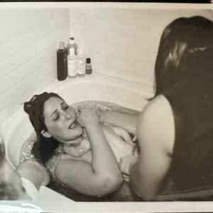 Ricki Lake Instagram - Happy #internationalhomebirthday! 
Found these gems from almost exactly 22 years ago. My home water birth in my 🛀 bathtub changed every cell of my being. Full stop. It healed me in deep and profound ways, from childhood sexual abuse, to body image issues, and so much more.  I found my power, my passion and true calling that day in the my west village apartment.
Today (and everyday)  I want to honor all the home #birthworkers everywhere. 
It has been my greatest honor to shine a light on #homebirth and midwifery care with #thebusinessofbeingborn 
So hopeful and inspired to bring #bobb to 
the next generation. #theunfinishedbusinessofbeingborn #comingsoon  #purpose 
#ilovemidwives #ilovedoulas #doulas 
#doulas #naturalbirth 
#homebirth ♥️🛀💕🌈🌍😘