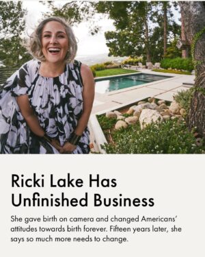 Ricki Lake Instagram - This beautiful piece means the absolute world to me. 
Thank you @romper and @jenniferblockauthor for telling my story so eloquently. 
I am humbled and honored that what was my passion project of 15 years ago is being 
recognized and acknowledged in 2023. So much more to do and @abbyepsteinxoxo are so ready to continue this invaluable work. 

#theunfinishedbusinessofbeingborn coming soon! 

https://www.romper.com/entertainment/ricki-lake-business-of-being-born-interview

Thank you to the incredible team behind the scenes:
@beaugrealy 📸 
@tiffanyreid 
@debraferullomakeup 
@robertsteinkenhair 
@specialprojectsmedia 
@heartattackack 
@karen.hibbert 
@luna_ent