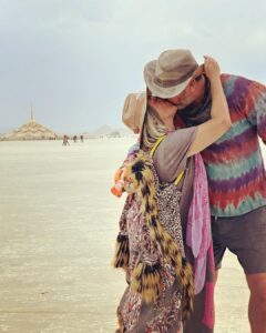 Ricki Lake Instagram - The best days of my life. 🔥 #burningman w/ my Burningham. ♥️